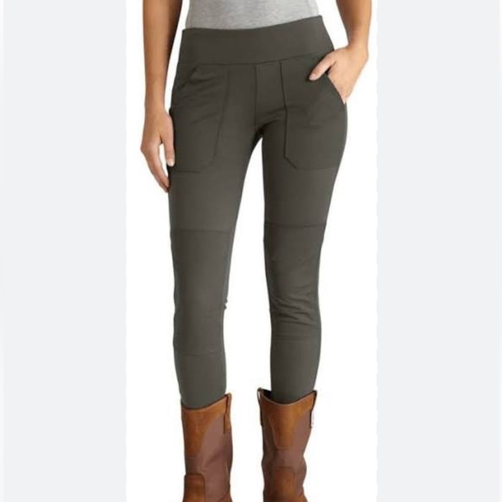 Carhartt® Force Fitted Mid-weight Utility Legging Woman  in Dark Gray Size 8-10